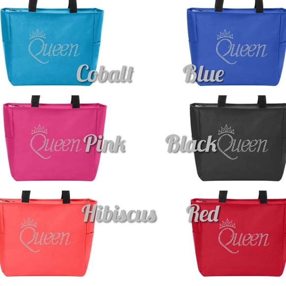 Queen Rhinestone Tote - Picture 2 of 2